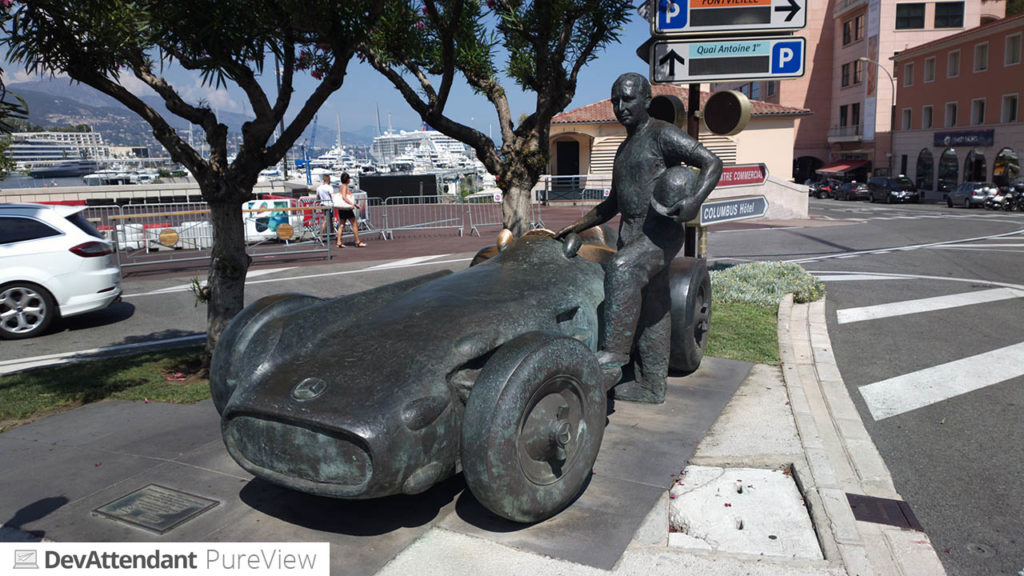 Statue von Juan Manuel Fangio