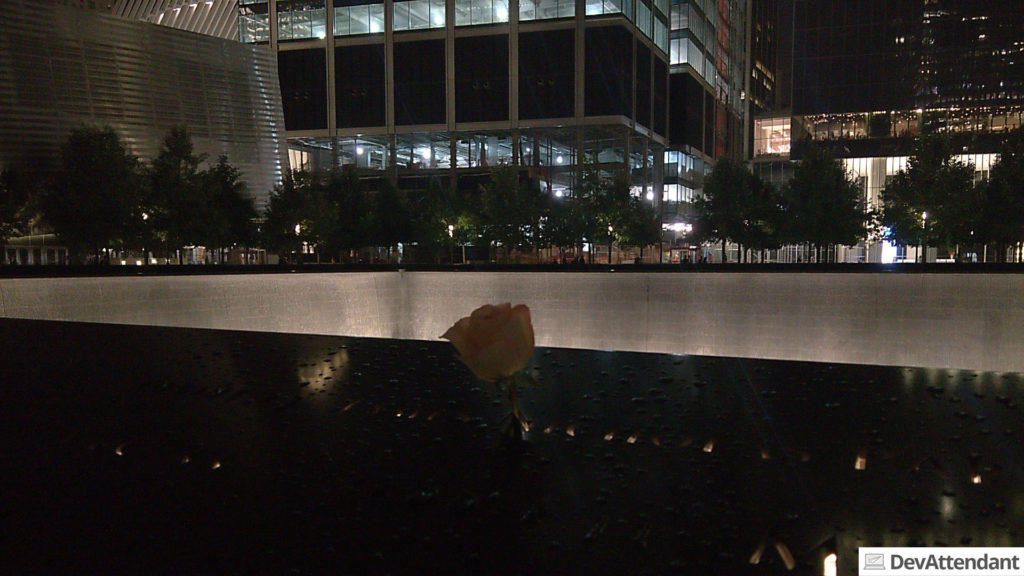 Eine Rose im südlichen Memorial