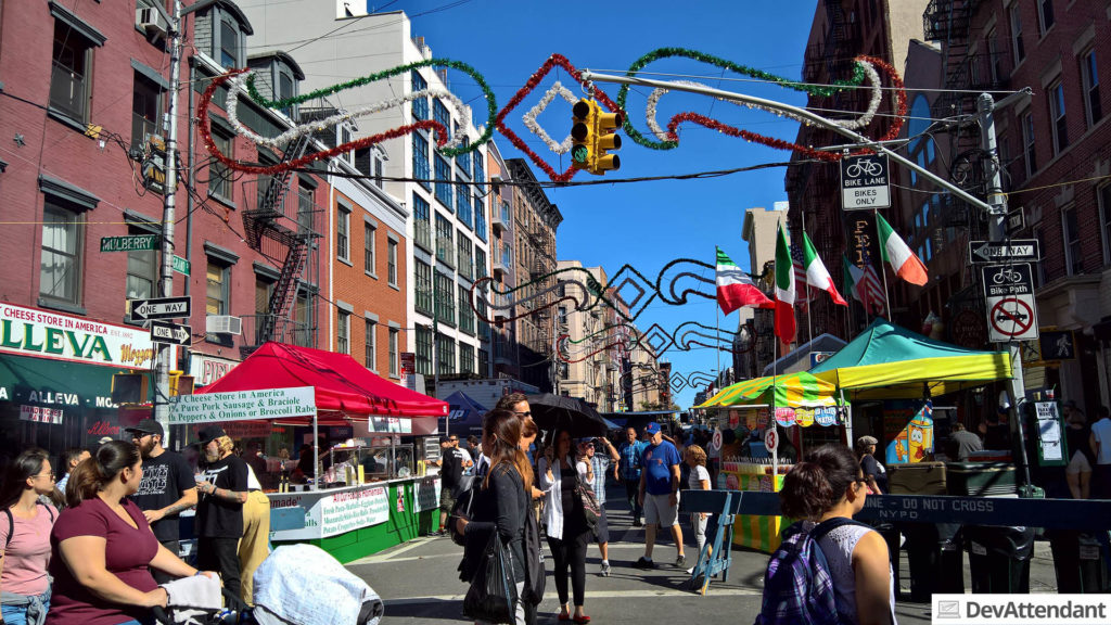 Das Festival in Little Italy