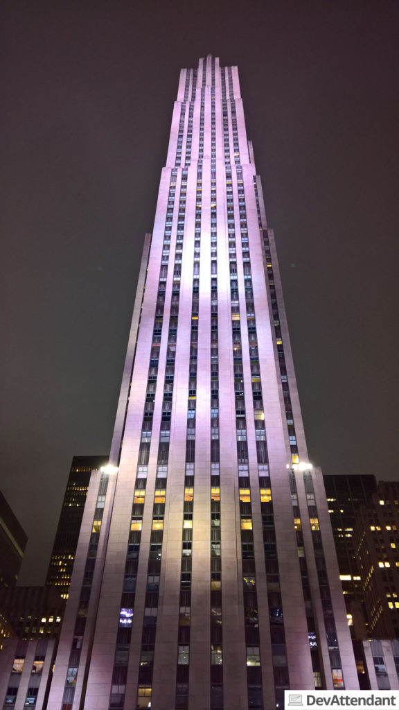 Das Rockefeller Center in all seiner Pracht und Beleuchtung