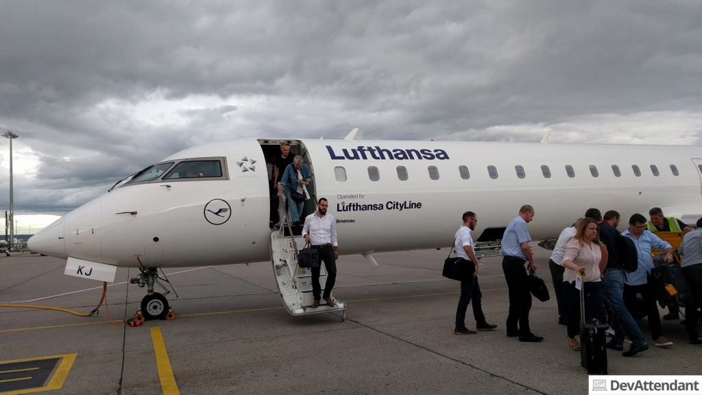 Der bisher kleinste Flieger, den ich betreten durfte - zu groß für ein Foto...