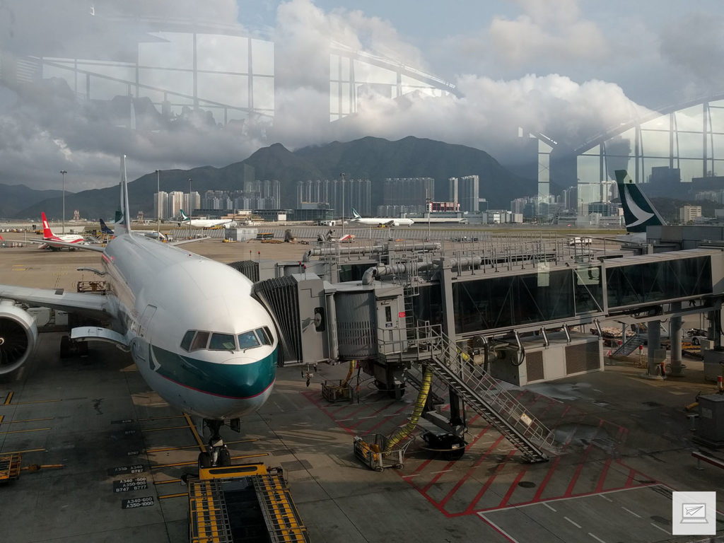 Umsteigen in Hongkong