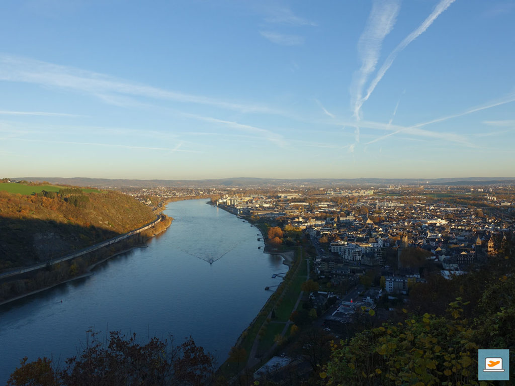 Aussicht in Richtung Koblenz