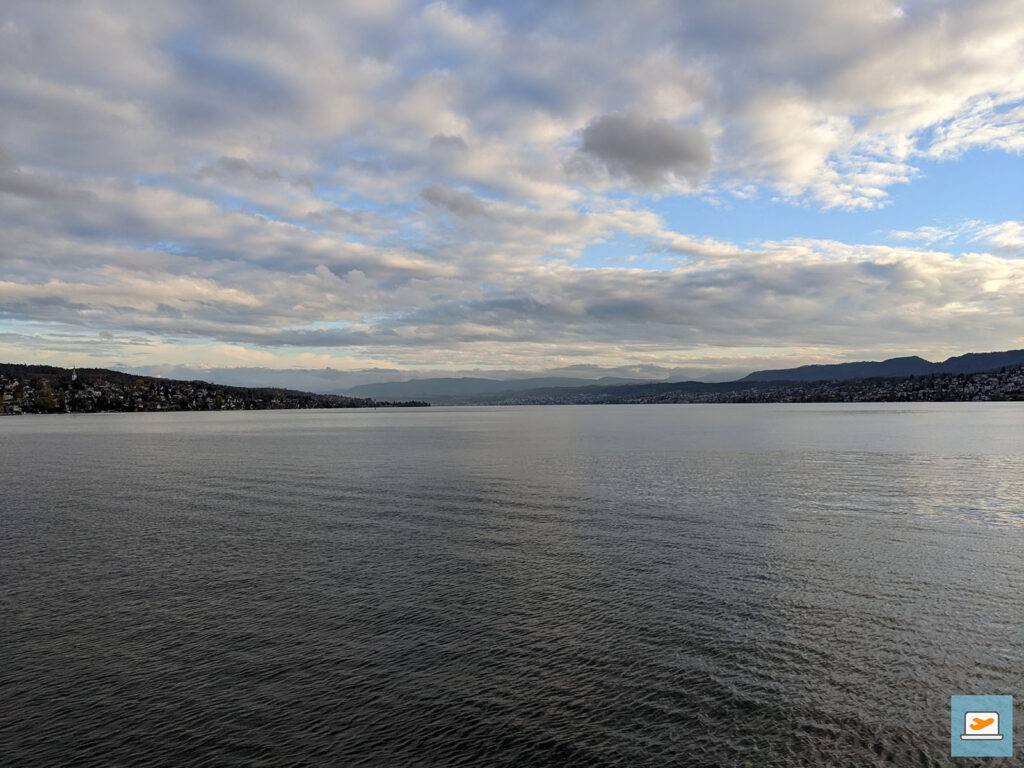 Der Zürichsee in Richtung Süden...