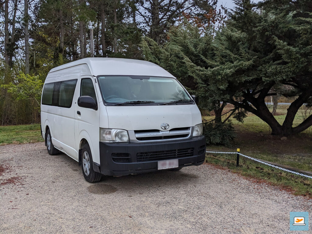 Der Minibus war deutlich moderner als mein Auto und damit eine gelungene Abwechslung...