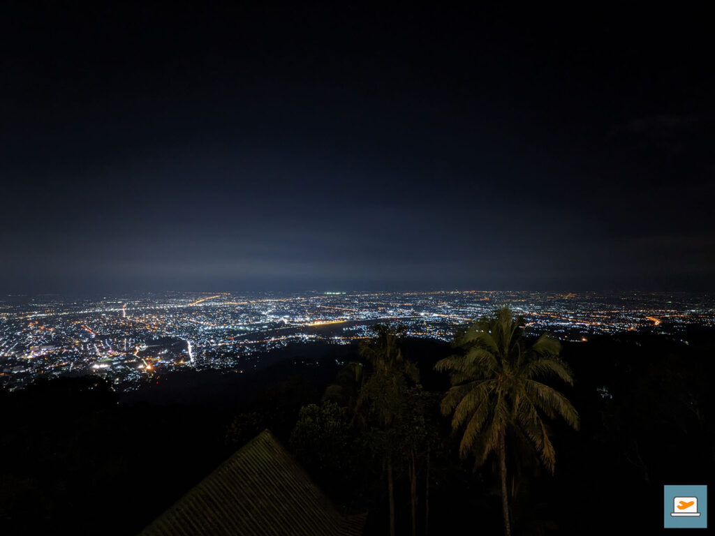 Ausblick auf Chiang Mai vom Doi Suthep-Tempel