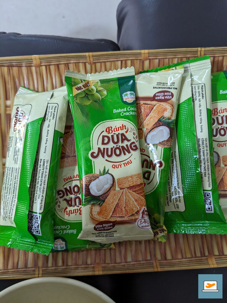 Die Free Walking Touren waren alle von einer Firma (Momo Travel), die jedes Mal diese leckeren Cracker angeboten haben. Leider hab ich sie später in Hồ Chí Minh City nicht mehr gefunden :(