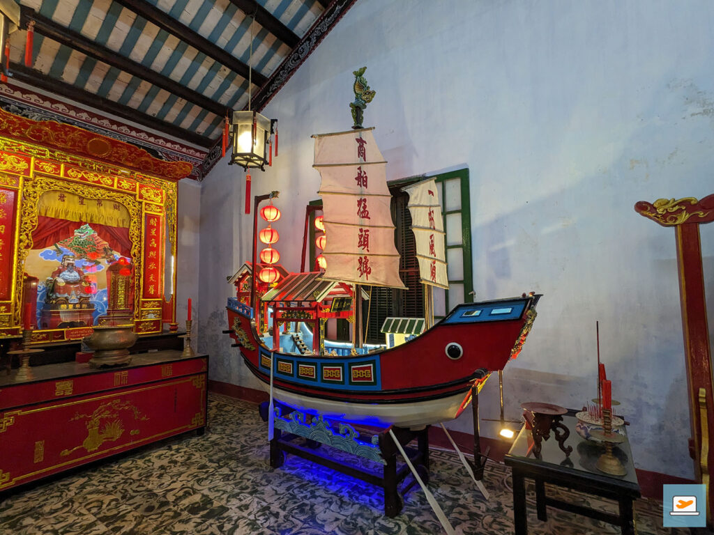 Die chinesischen Einflüsse waren innen zu finden...