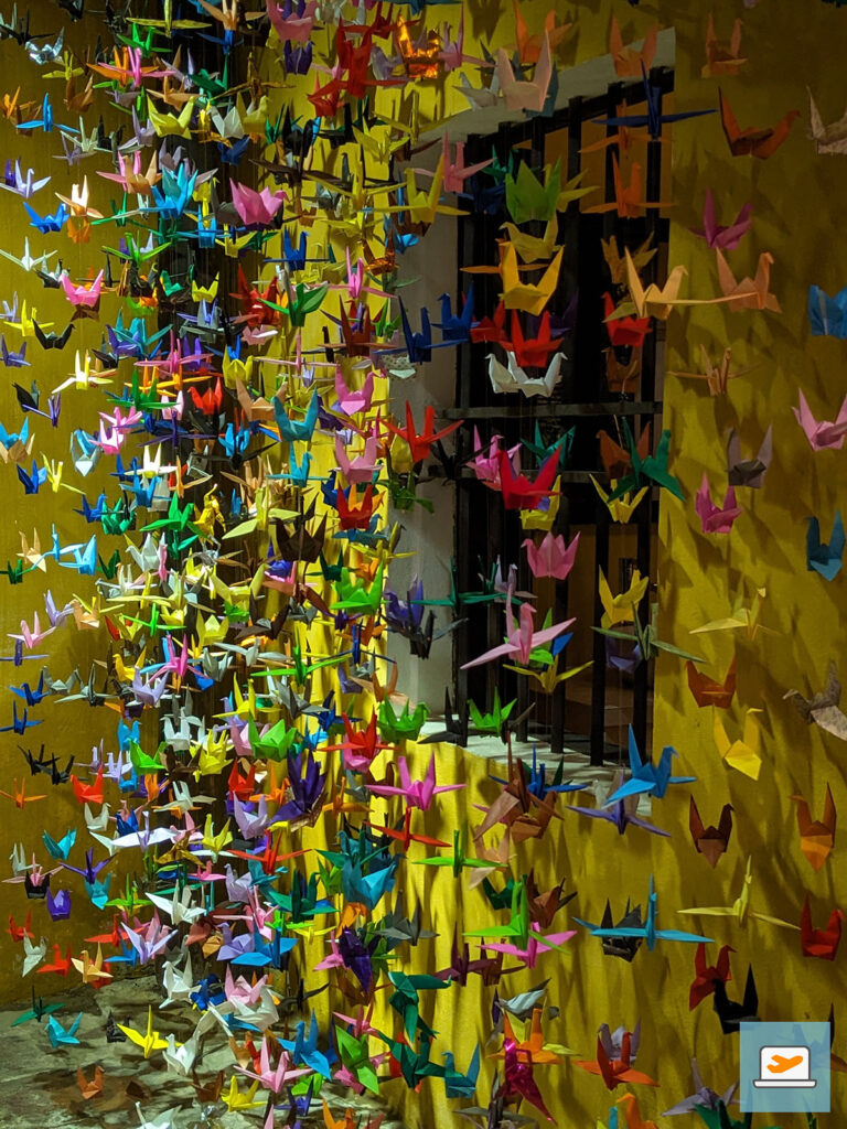 An anderer Stelle wiederum war die japanische Kultursehr präsent. Die Japanische Brücke wurde gerade restauriert, daher habe ich da kein Foto von machen können