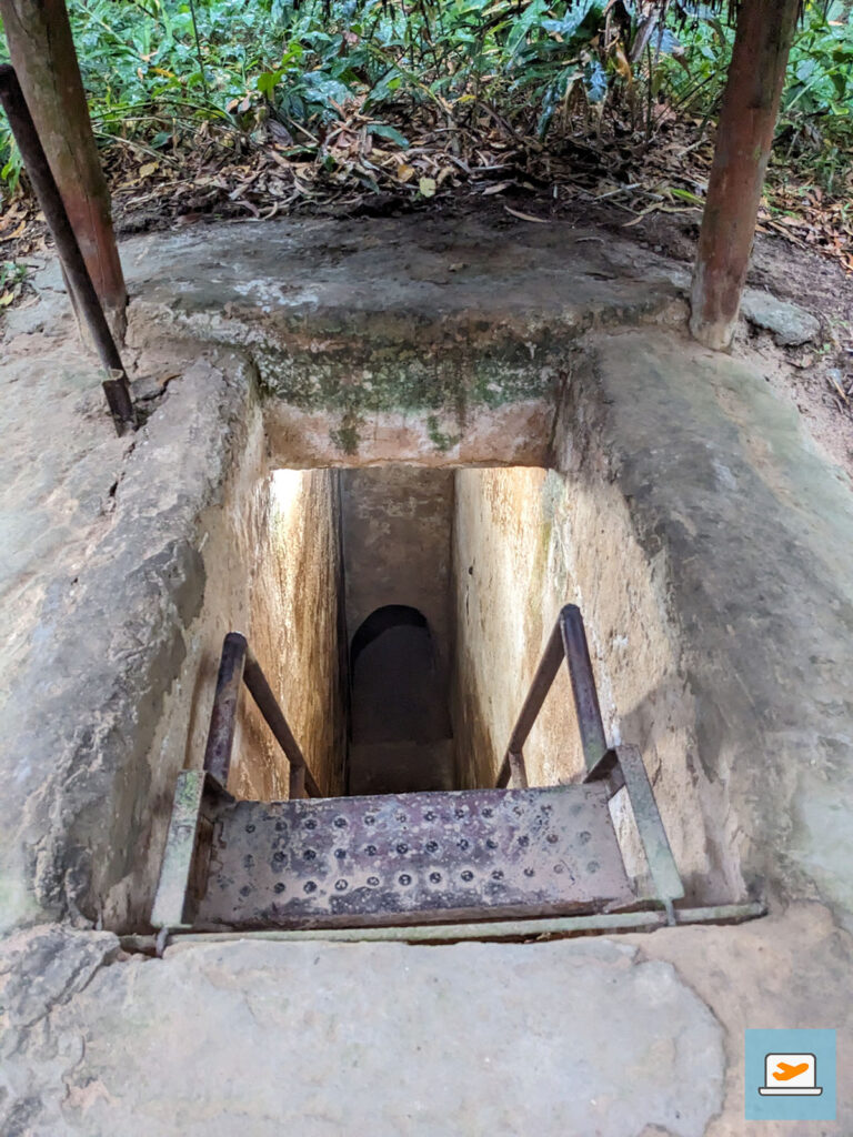 Einer der Notausstiege für touristische Zwecke
