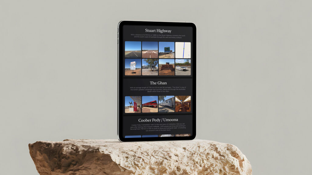 Expona on an iPad mini