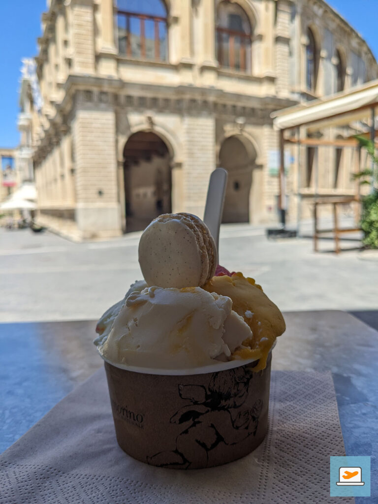 Ein Eis passend zum Wetter :)