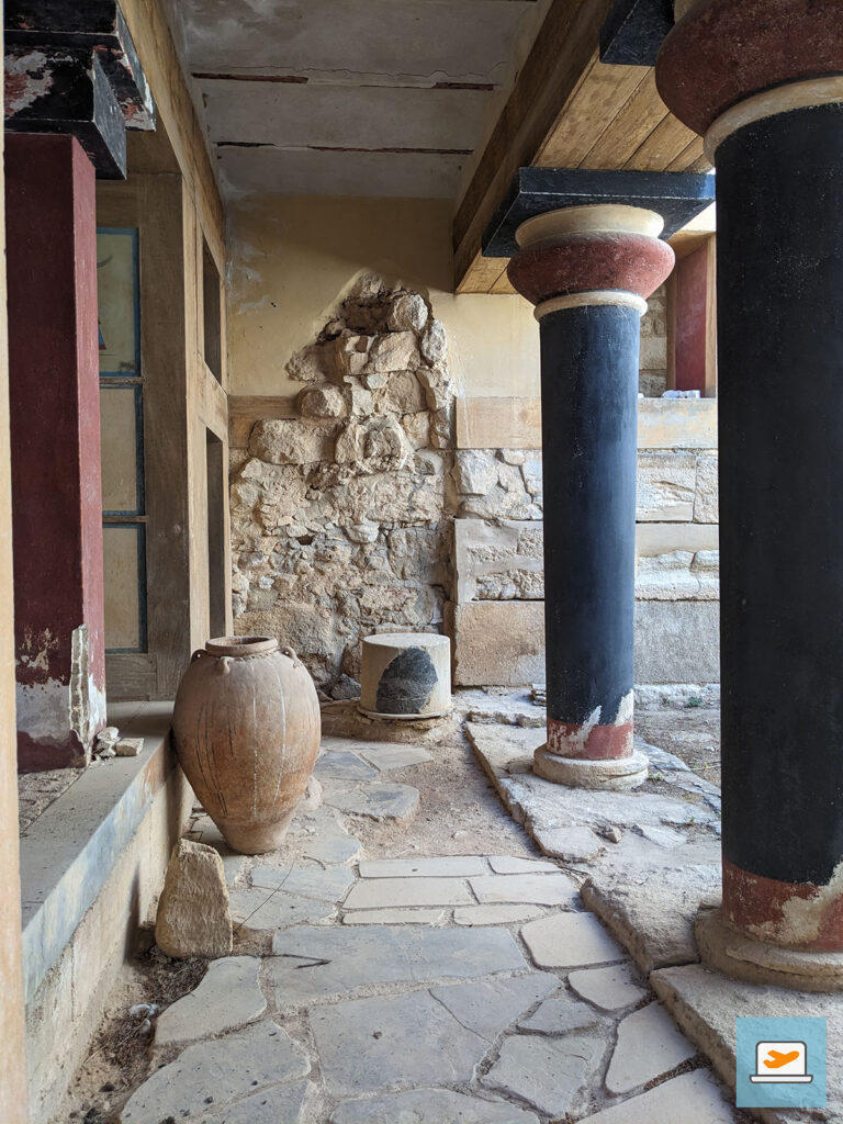 Der Palast von Κνωσός/Knossos